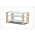 Стол для TV ALTEZA 2783-v светлое дерево + белое ст.